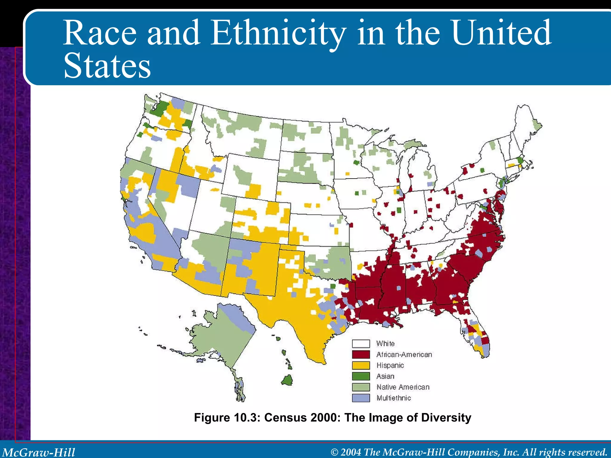Race and Ethnicity in the United States Figure 10.3: Census 2000: The Image of Diversity 