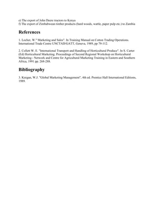 International business notes Chapter 10