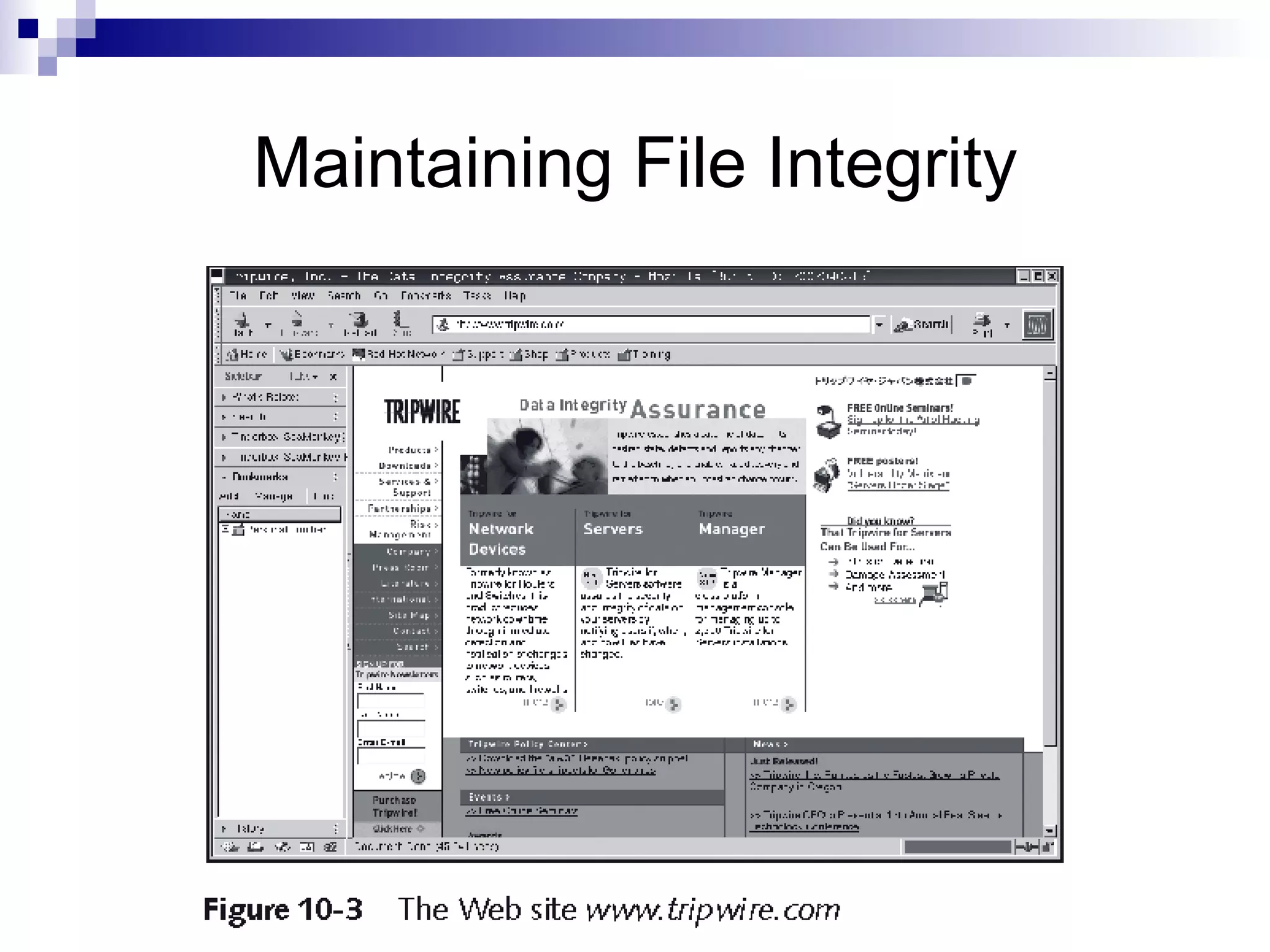 Maintaining File Integrity 