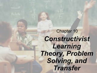 Chapter 10

Constructivist
Learning
Theory, Problem
Solving, and
Transfer

 