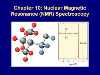 Chapter 10: Nuclear Magnetic
Resonance (NMR) Spectroscopy
 