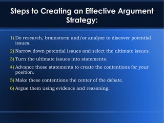 Critical Thinking. Chapter 10 - Issues, Analysis and Contentions | ODP
