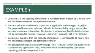 Operations Research - Sensitivity Analysis | PPTX | Business | Business ...
