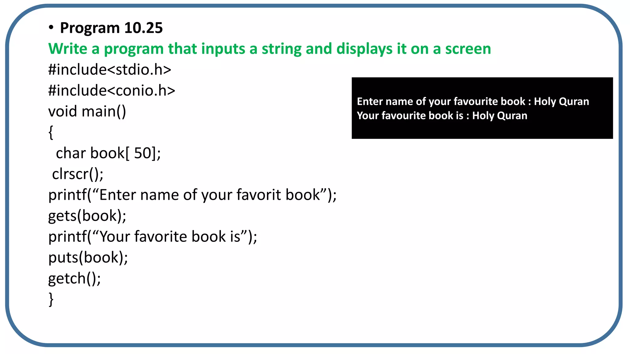 Input and Output In C Language | PPT