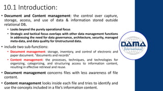 Chapter 10: Document and Content Management | PPTX