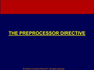 PreProcessorDirective.ppt