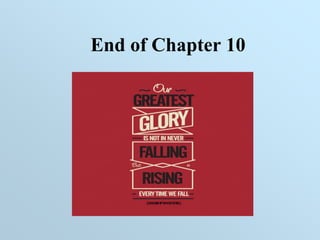 End of Chapter 10
 