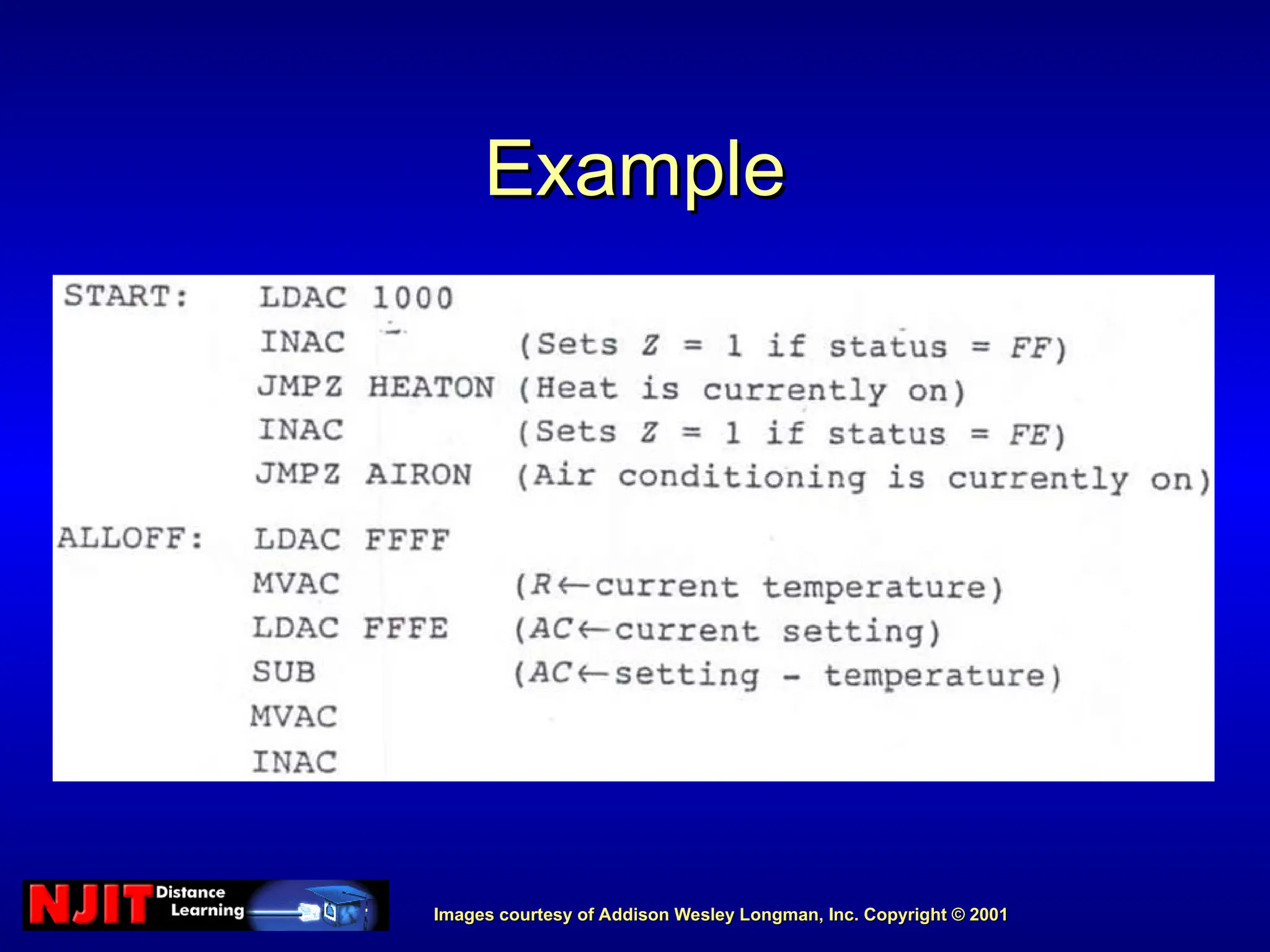 Images courtesy of Addison Wesley Longman, Inc. Copyright © 2001
Images courtesy of Addison Wesley Longman, Inc. Copyright © 2001
Example
Example
 