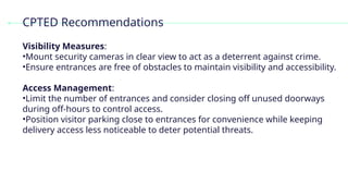 Access Control Cpted Chapter 10 - cyber security physical security requirements | PPTX