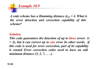 data communication and Error Detection and Correction | PPTX