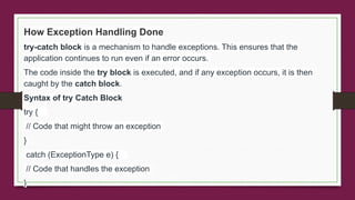 C++ exception handling presentation chapter 10 | PPTX