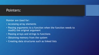 Pointers | PPTX