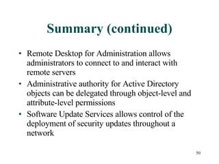 Chapter10 Server Administration | PPT