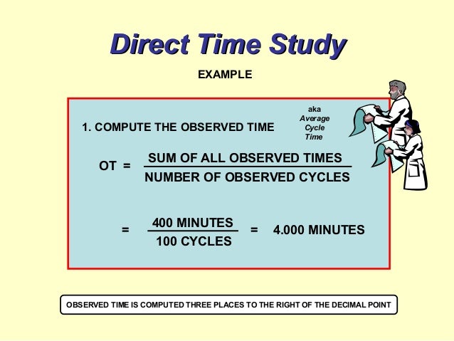 Chapter 10 work measurements and standards