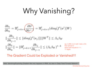 Vanished Memory Rnn Deep Learning: Recurrent Neural Network (Chapter 10) | PDF