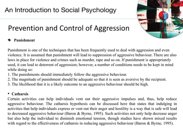 Chapter 10 Aggression Pptx