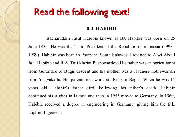 Chapter 10 B J Habibie Writing