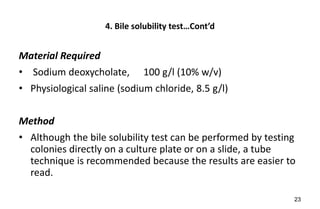 Blogilates Testing Chapter 10 Biochemical tests.pptx bacteriology | PPTX
