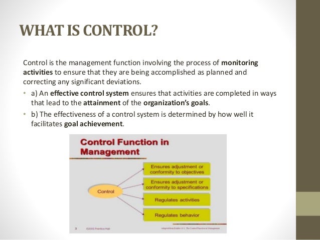 Chapter 10 Controlling
