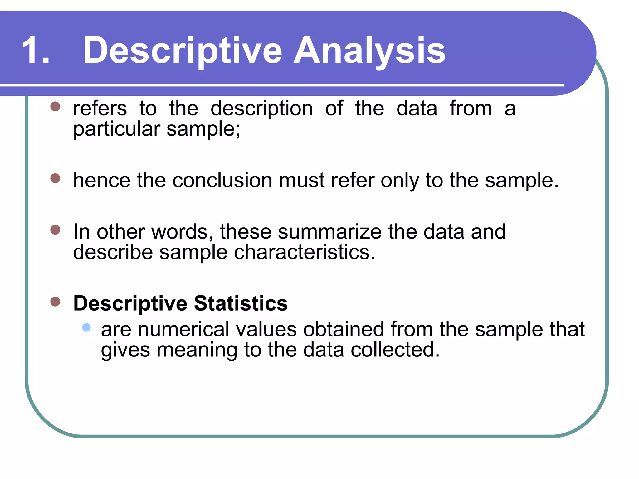 Chapter 10-DATA ANALYSIS & PRESENTATION | PPT