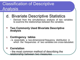 Chapter 10-DATA ANALYSIS & PRESENTATION | PPT