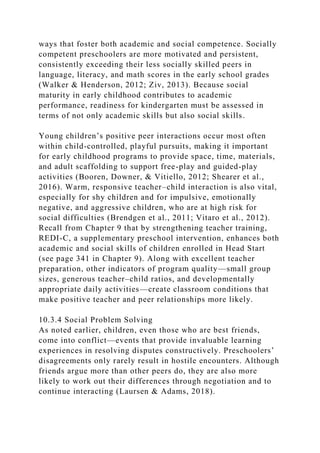 CHAPTER 10 EMOTIONAL AND SOCIAL DEVELOPMENT IN EARLY CHILDHOODMy.docx