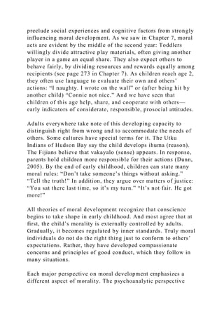 CHAPTER 10 EMOTIONAL AND SOCIAL DEVELOPMENT IN EARLY CHILDHOODMy.docx
