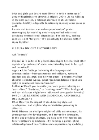CHAPTER 10 EMOTIONAL AND SOCIAL DEVELOPMENT IN EARLY CHILDHOODMy.docx