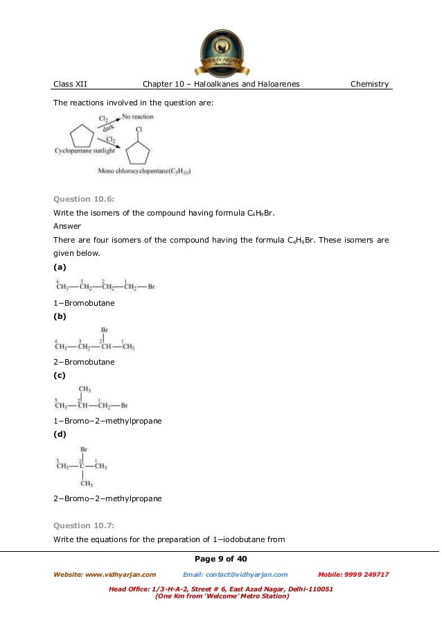 haloalkanes and haloarenes 106 xii – chemistry ak 5 how will you bring about the following conversions (i) benzene to 3-bromonitrobenzene (ii) ethanol to but-1. haloalkanes and haloarenes 106 xii – chemistry ak 5 how will you bring about the following conversions (i) benzene to 3-bromonitrobenzene (ii) ethanol to but-1.