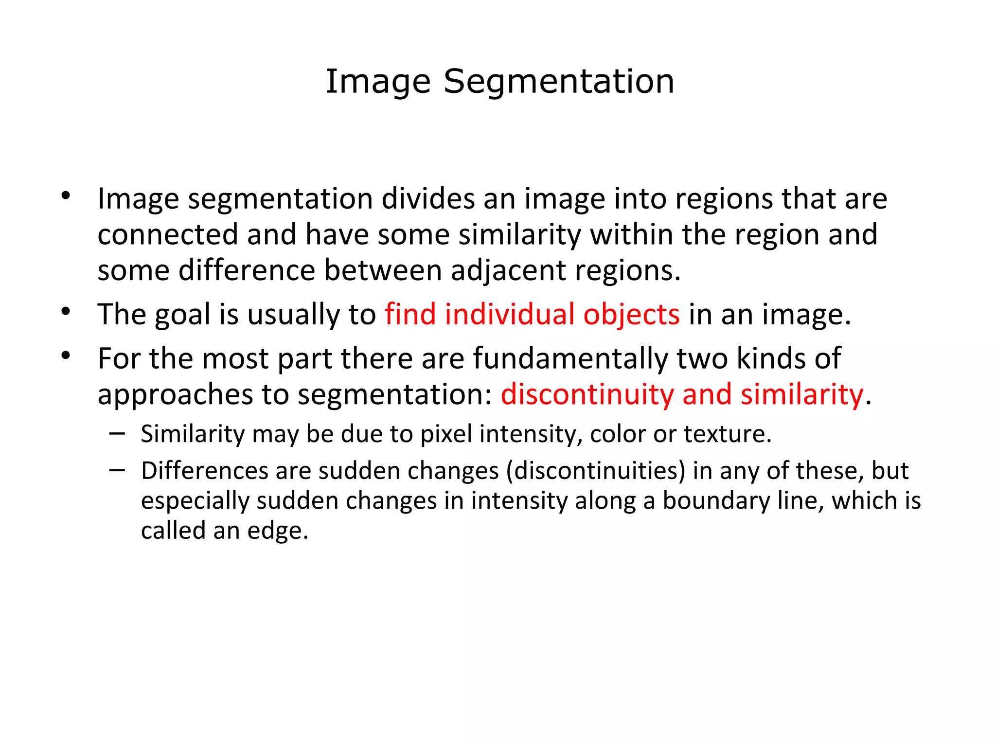 Chapter10 image segmentation | PPT