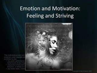 Emotion and Motivation: Feeling and Striving 