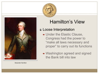 Two More TasksCongress passed the Judiciary Act of 1789Supreme Court = 6 members