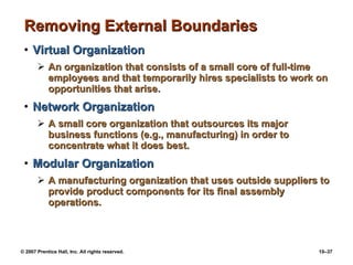 Chapter 10 Organizational Structure And Design Ppt10 | PPT