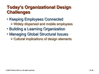 Chapter 10 Organizational Structure And Design Ppt10 | PPT