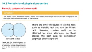Radii Pattern Chapter 10 Periodicity - chemical reaction | PPTX