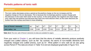 Cation Pattern Chapter 10 Periodicity - chemical reaction | PPTX