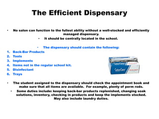 Key:  It must be made clear that the habits they develop while in school will be the habits that follow them in the workplace.