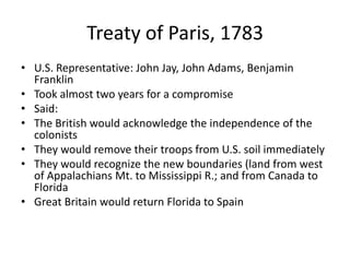 1781		The Revolutionary War ends , 6 years after it started.