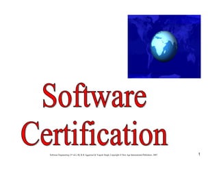 Chapter 10 software certification | PDF