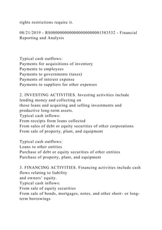 Chapter10Statement of Cash FlowsConsidering the impo.docx