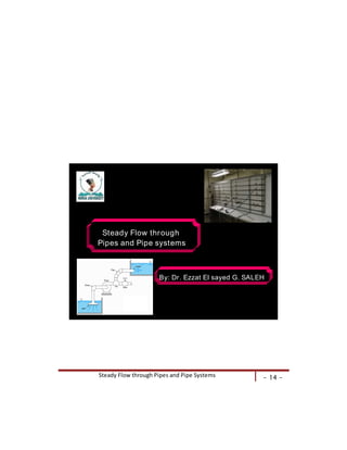 Steady Flow through Pipes | DOC