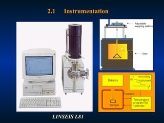 2.1 Instrumentation
LINSEIS L81
 