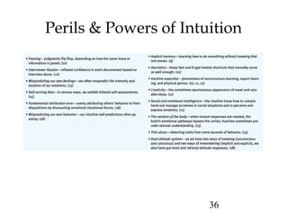 36
Perils & Powers of Intuition
 
