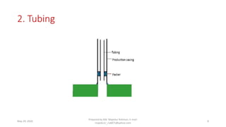 2. Tubing
May 29, 2020
Prepared by Md. Majedur Rahman, E-mail:
majedu1r_ru6871@yahoo.com
8
 