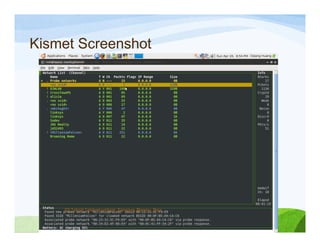 Kismet Screenshot
D3 Teknik Telekomunikasi_Sanggup, Mampu, Bisa
 