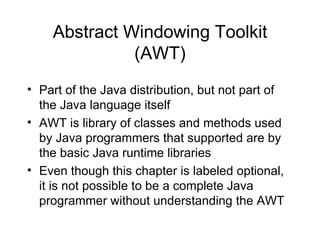 AWT | PPT