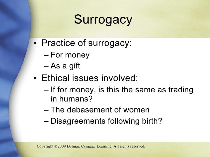 Ethical and Legal Dilemmas of Surrogacy