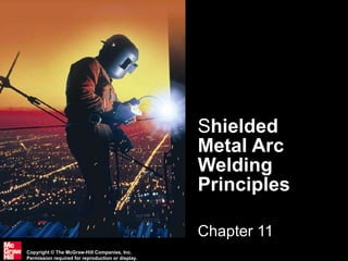 S hielded Metal Arc Welding Principles Chapter 11 