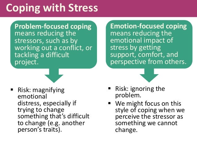 problem focused coping problem focused coping