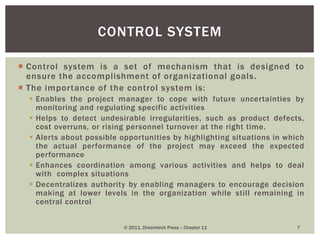 Chapter 11 controlling function of management | PPSX
